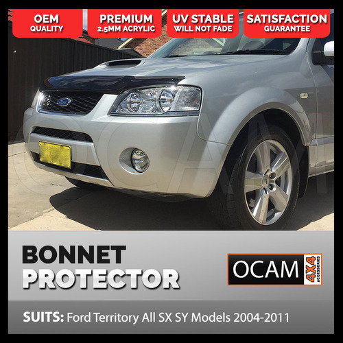 Bonnet Protector For Ford Territory All SX SY Models 2004-2011 Tinted