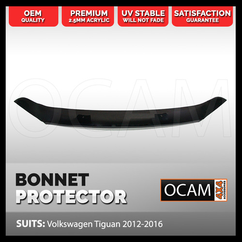 Bonnet Protector for Volkswagen Tiguan 2012-2016 Tinted Guard