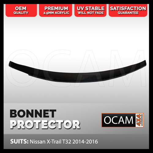 Bonnet Protector for Nissan X-Trail T32 2014-20 Tinted Guard Xtrail