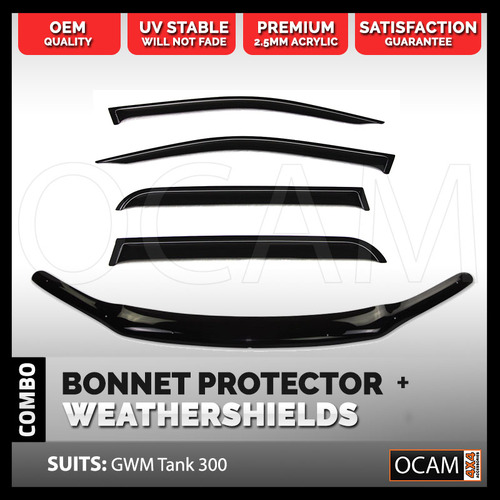 Bonnet Protector, Weathershields For GWM Tank 300, 2023-Current