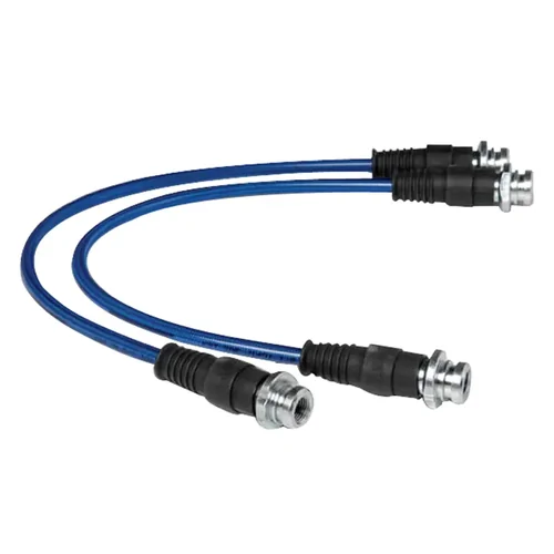Bendix Ultimate 4WD Braided Brake Hose Kit Suits Toyota LandCruiser Prado 120 125 Series, Front Axle with VSC