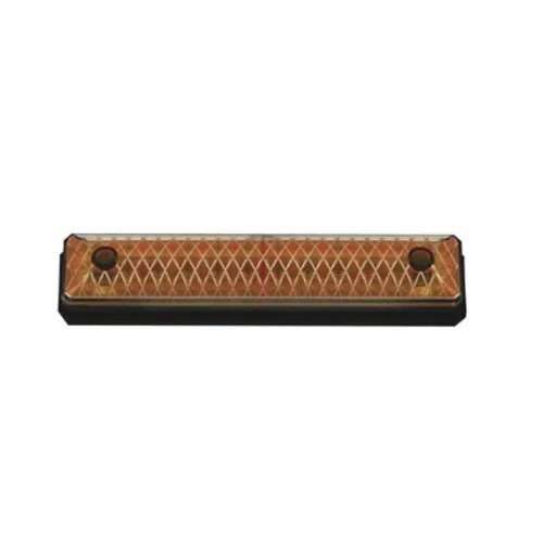 BR201A LED Indicator Lamp Series 10-30V 24 LED Strip 205 x 40mm Amber Lens Surface Mount