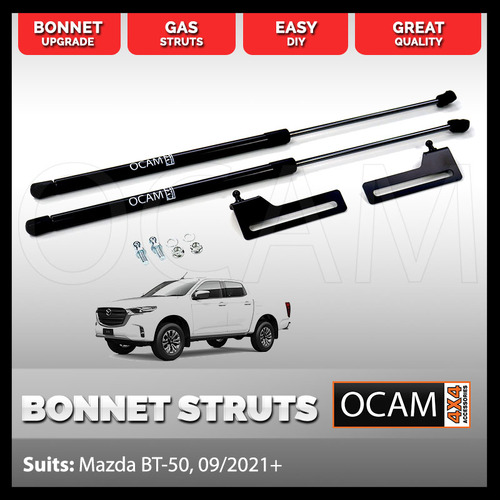 OCAM Bonnet Strut Kit for Mazda BT-50, 09/2020-Current