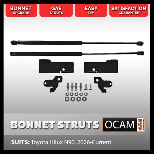 OCAM Bonnet Strut Kit for Toyota Hilux N90, 2026-Current