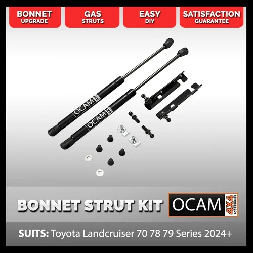 OCAM Bonnet Strut Kit Fit For Toyota Landcruiser 70 78 79 Series 2024+
