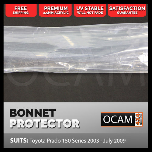 Bonnet Protector For Toyota Landcruiser Prado 150 Series 2009 - 07/13 Clear