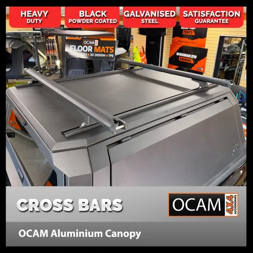 OCAM Cross Bars 2PCS To Suit OCAM Aluminium Canopy