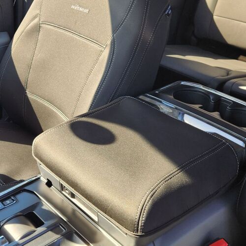 Wetseat Neoprene Tailored Console Lid Cover for Ford F-150 XLT 03/2023 - Current, Dual Cab