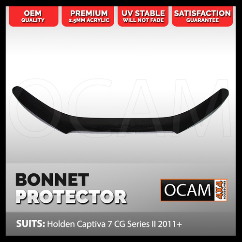 Bonnet Protector for Holden Captiva 7 CG Series II 2011-18 Tinted Guard