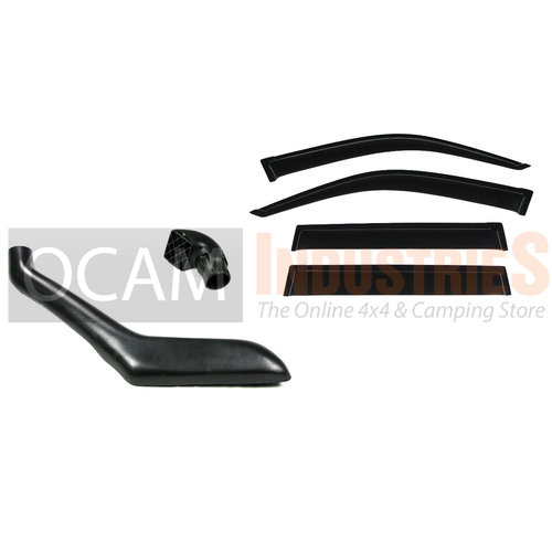 Snorkel, Weathershields For Toyota Landcruiser Prado 120 Series 2002-09 Visors