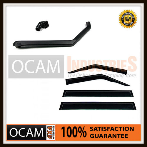 Combo for Nissan Patrol GQ: Snorkel and Window Visors Weathershields Tinted