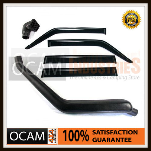 Combo for Mitsubishi Pajero NH-NK, Snorkel and Window Visors Weathershields