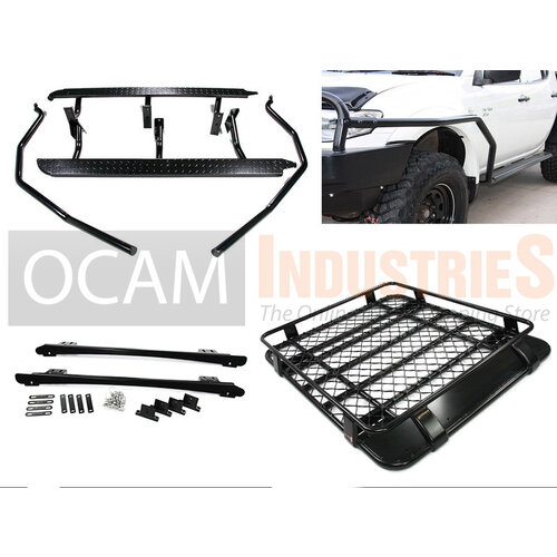 Steel Side Steps & Brush Bars Alloy Roof Rack For Triton ML MN 2006-04/2015