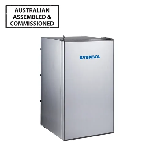 DISCONTINUED - EvaKool Platinum 95L Upright Fridge/ Freezer Silver DC95-SG-AU