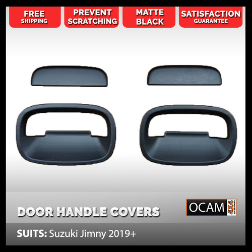 Door Handle Covers For Suzuki Jimny JB74 2019+ Matt Black