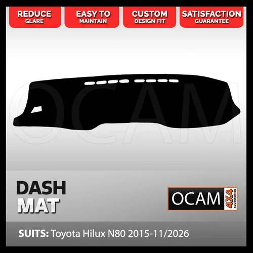 Dash Mat for Toyota Hilux N80 2015-11/2025