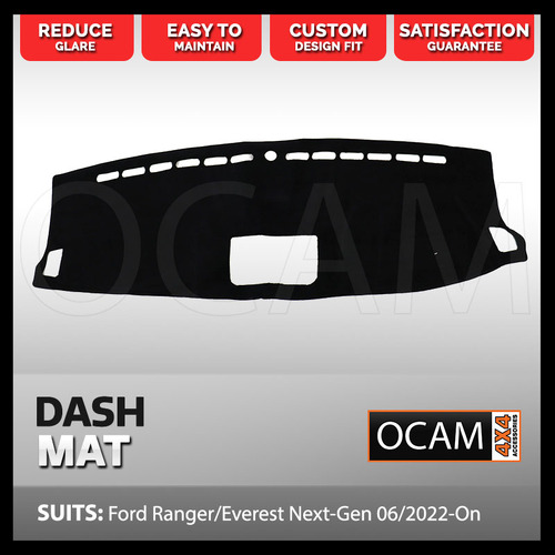 Dash Mat for Ford Ranger / Ford Everest Next-Gen 06/2022-On
