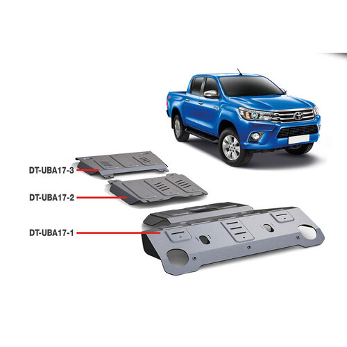 Rival Underbody Armour to suit Toyota Hilux N80 GUN126R 01/2015-Current