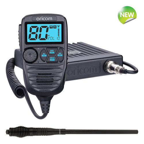 Oricom DTX4200X Outback Value Pack Dual Receive Controller Speaker Mic Dual Voltage 12V with ANU913 Antenna