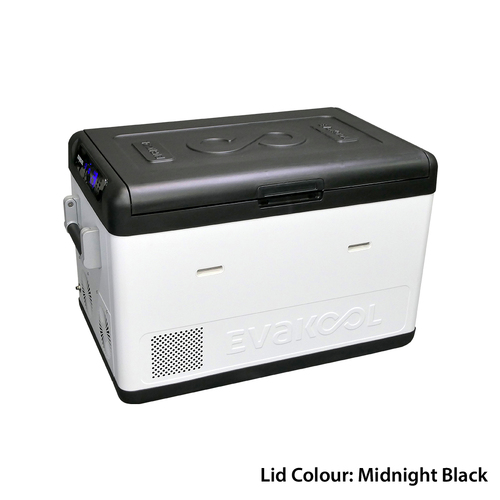 EvaKool Down Under II 65L Dual Zone Fridge/ Freezer -Midnight Black DU265-DZ-BLK