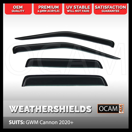 OCAM Weathershields For GWM Cannon 2020+ Visors