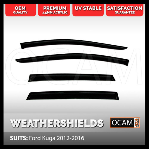 OCAM Weathershields For Ford Kuga 2012-2016 Window Visors