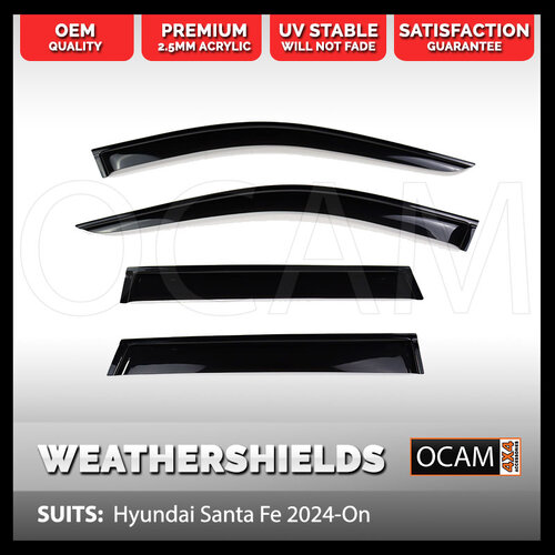 OCAM Weathershields for Hyundai Santa Fe 2024-On