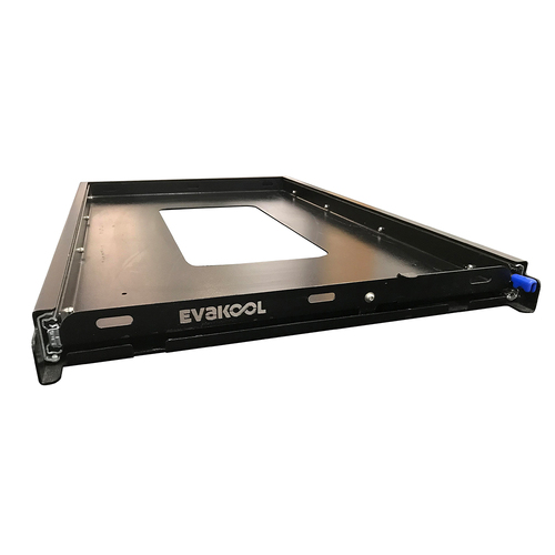 EvaKool Heavy Duty Fridge Slide Large Black Powder Coated Steel EKFS-LGE