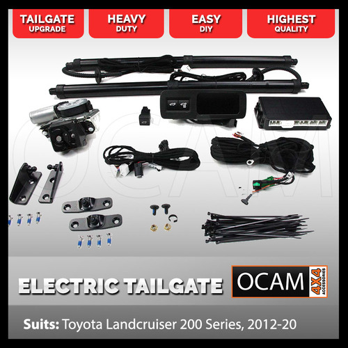 OCAM Electric Tailgate Struts / Lift for Toyota Landcruiser 200 Series 2012-20