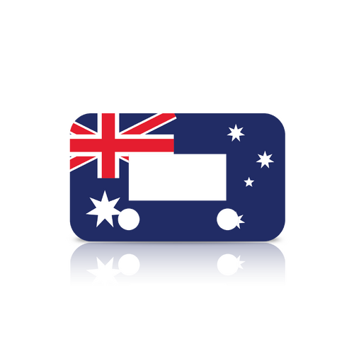 EVC Face Plate - Aussie Flag
