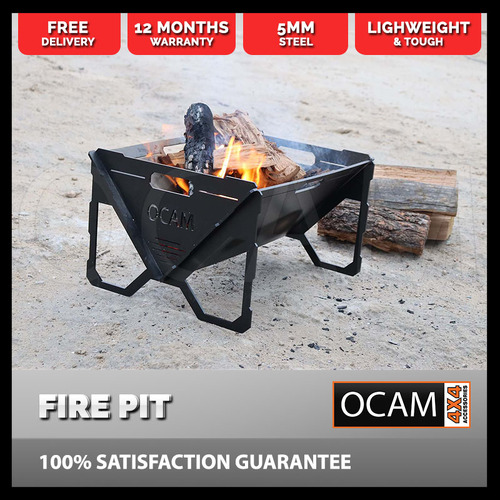 Quality Portable BBQ Fire Pit, 5mm Thick