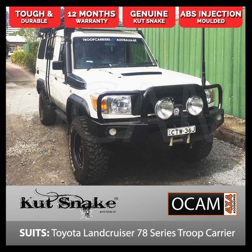 Kut Snake Flares Front & Rear Set for Toyota Landcruiser 78 Series Troop Carrier Full Set 2007-on, #10/14