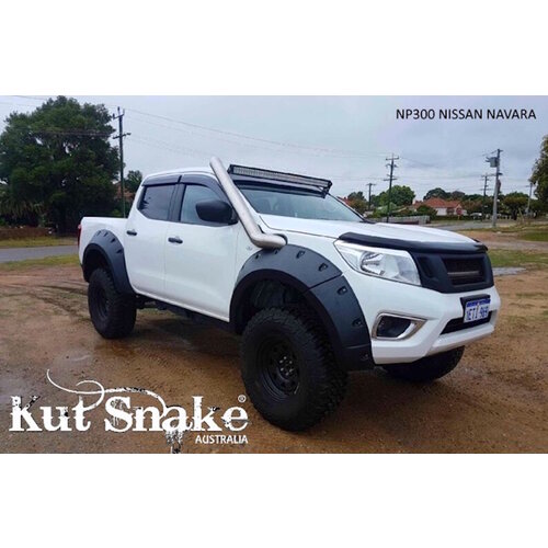 Kut Snake Flares for Nissan Navara NP300, Front Wheels ABS T-REX 110mm (Code #19)
