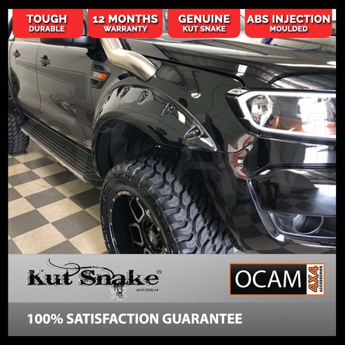 Kut Snake Flares Front Set for Ford Ranger PX 2011-2018 Monster Smooth Finish - Front Set (Code #3/3)