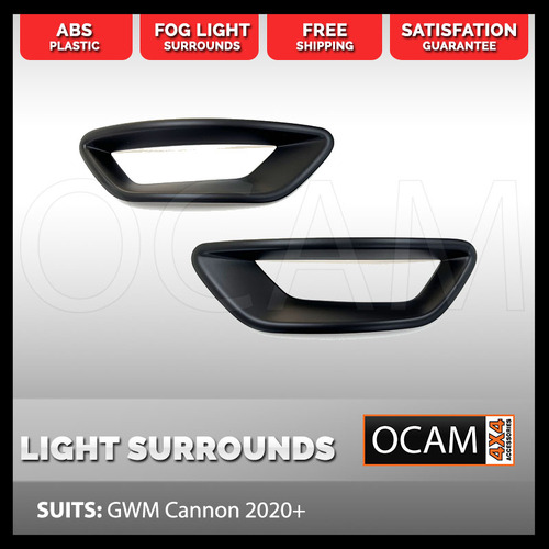 Fog Light Lamp Surrounds for GWM Cannon 2020-Current