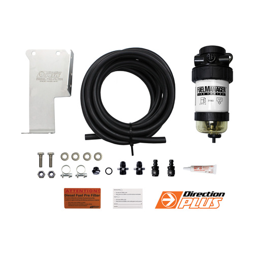 Fuel Manager Pre-Filter Kit For Nissan Navara D40 / Pathfinder, 2.5L, 2005-15, YD25DDTi, FM618DPK