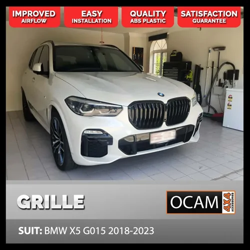 Car Front Grille for BMW X5 G015 2018-2023 ABS Material