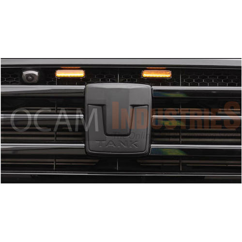 OCAM Front Grill Logo Black Out Cover for GWM Tank 300, 2023-Current