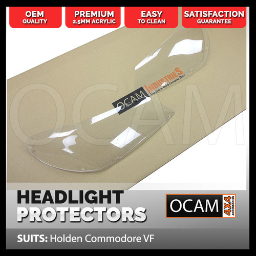 OCAM Headlight Headlamp Protectors for Holden Commodore VF Models Lamp Covers