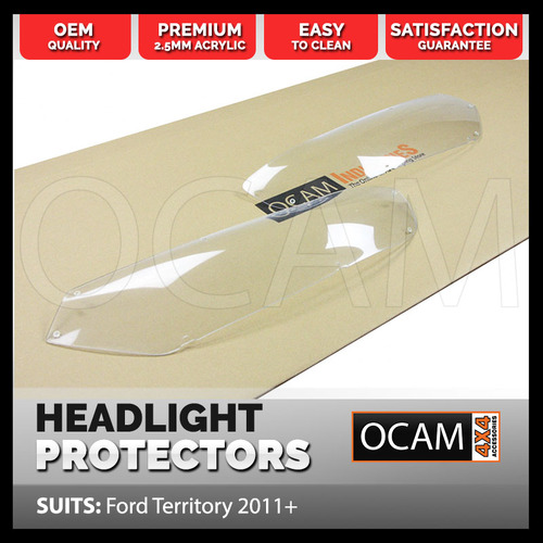 OCAM Headlight Protectors for Ford Territory 2011-Onwards Lamp Covers