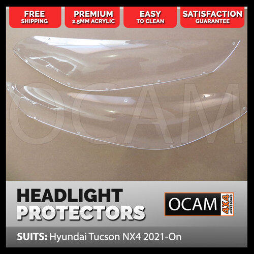 OCAM Headlight Protectors For Hyundai Tucson NX4 2021-On Headlamp Covers