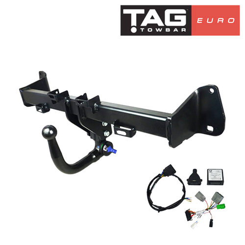 TAG Towbar For Volvo XC90 European Style Tongue 08/2015-18, 2450/140KG, Vertical Detach, Plug & Play Harness