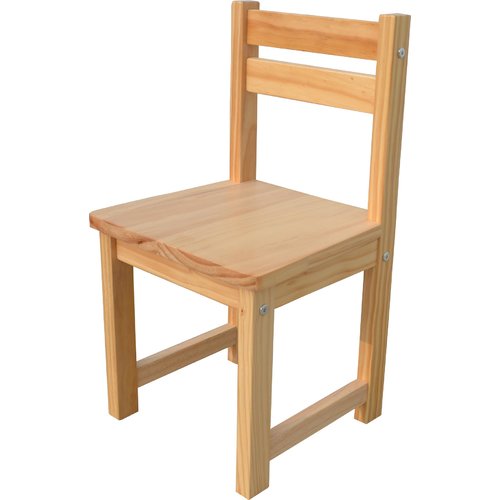 Kids Timber Chair in Colour Natural Indoor Outdoor For Boys and Girls