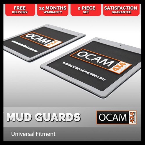 OCAM 4x4 Universal Mud Guards Flaps 260W x 300H Pair