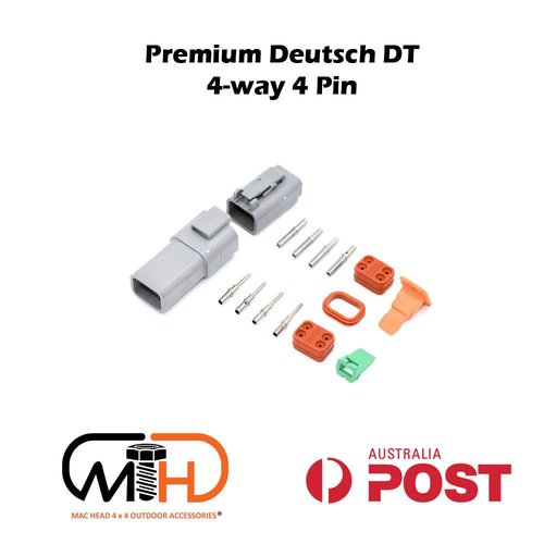 Deutsch DT Plug Kit 4-Way 4 Pin Electrical Connector