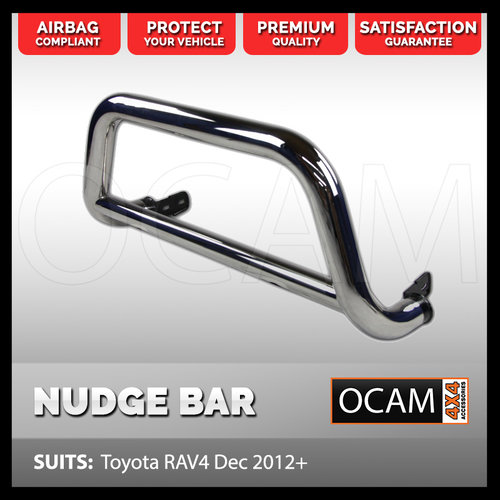 Nudge Bar For Toyota RAV4 12/2012-2018 Grille Guard Airbag Compliant