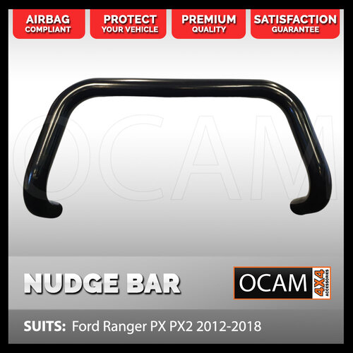 Nudge Bar for Ford Ranger PX PXMKII 2011-2018 Grille Guard Airbag Compliant Matt Black
