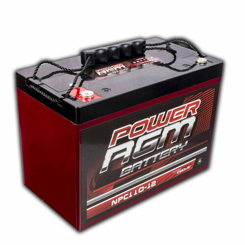 POWER AGM Deep Cycle Battery 110AH 12V 24 Months Warranty