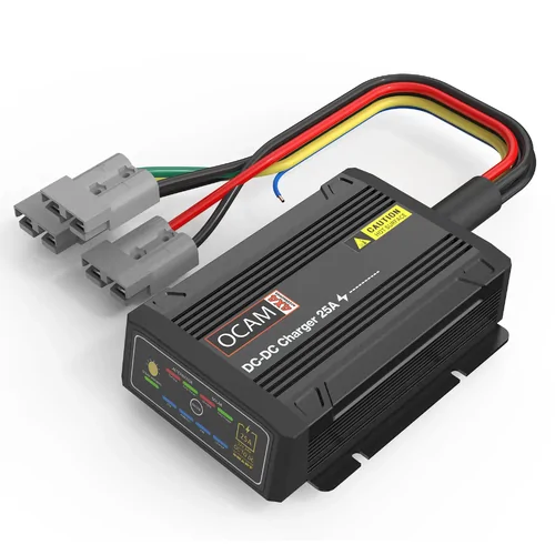 OCAM 25A DC-DC Battery Charger with Solar MPPT Regulator, 12V, DCDC1225A