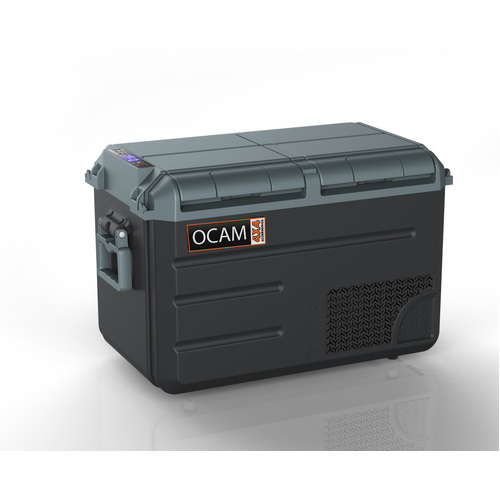 OCAM 45 Litre Portable Camping Dual Zone Fridge & Freezer - 3 Year Warranty